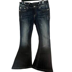 Miss Me Bootcut Jeans - Women's Size 29, Dark Blue Denim, Preowned (JE5731BL)